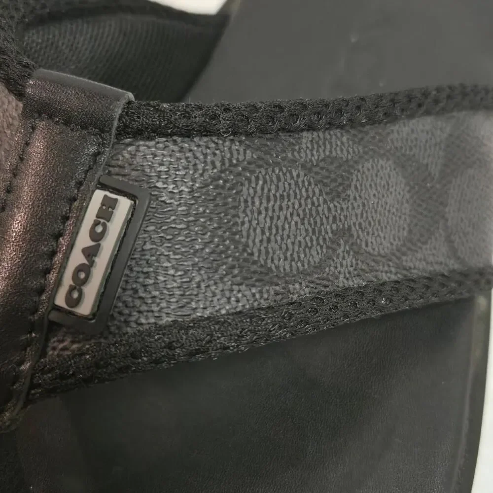 Coach Men's Black Flipflops